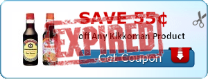 Save 55¢ off Any Kikkoman Product
