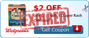 $2.00 off one Dr. Smith's Diaper Rash Ointment