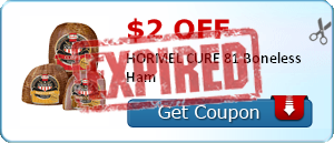 $2.00 off HORMEL CURE 81 Boneless Ham