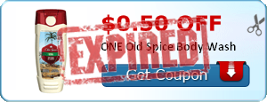 $0.50 off ONE Old Spice Body Wash