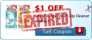 $1.00 off any Windex Touch-Up Cleaner product