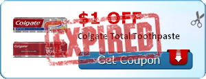 $1.00 off Colgate Total Toothpaste