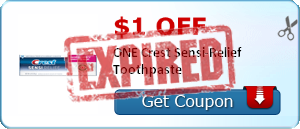 $1.00 off ONE Crest Sensi-Relief Toothpaste