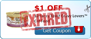 $1.00 off 10 Fancy Feast Gravy Lovers™ Cat Food