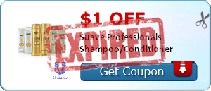 $1.00 off Suave Professionals Shampoo/Conditioner