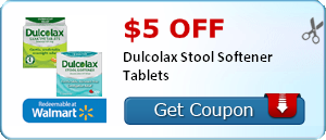 $5.00 off Dulcolax Stool Softener Tablets