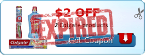 $2.00 off 2 Colgate products