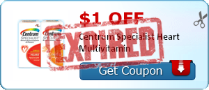 $1.00 off Centrum Specialist Heart Multivitamin