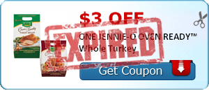 $3.00 off ONE JENNIE-O OVEN READY™ Whole Turkey