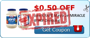 $0.50 off one KRAFT Mayo or MIRACLE WHIP Dressing