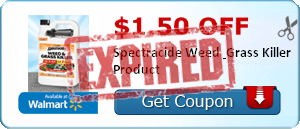 $1.50 off Spectracide Weed & Grass Killer Product