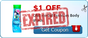 $1.00 off ONE Herbal Essences Body Wash