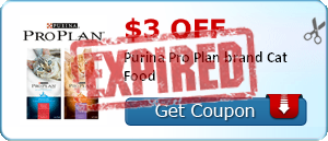 $3.00 off Purina Pro Plan brand Cat Food