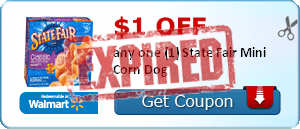 $1.00 off any one (1) State Fair Mini Corn Dog