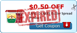 $0.50 off LAND O LAKES Butter Spread Product