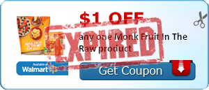 $1.00 off any one Monk Fruit In The Raw product