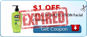 $1.00 off OXY ACNE MEDICATION Facial Cleanser