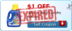 $1.00 off OxiClean Liquid Laundry Booster