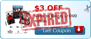 $3.00 off featured Blu-ray or DVD movies