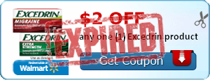 $2.00 off any one (1) Excedrin product