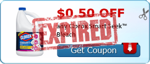 $0.50 off any Clorox Smart Seek™ Bleach