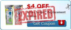 $4.00 off Active Series™ Replacement Insoles