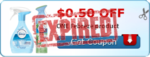 $0.50 off ONE Febreze product