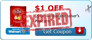$1.00 off (2) Orville Redenbacher's Popcorn