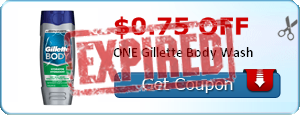 $0.75 off ONE Gillette Body Wash