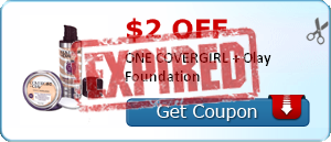 $2.00 off ONE COVERGIRL + Olay Foundation