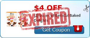 $4.00 off (2) boxes of Beneful Baked Delights