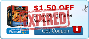 $1.50 off On Any ONE (1) Tai Pei Appetizer