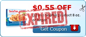 $0.55 off (1) one SeaPak product 8 oz. or larger