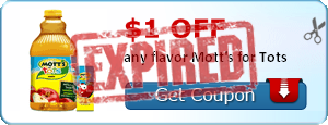 $1.00 off any flavor Mott's for Tots