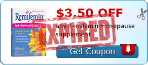 $3.50 off any Remifemin menopause supplement