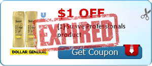$1.00 off (1) Suave Professionals product