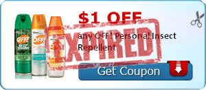 $1.00 off any OFF! Personal Insect Repellent