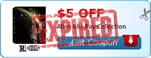 $5.00 off Alien Blu-Ray Collection