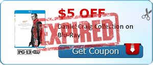 $5.00 off Daniel Craig Collection on Blu-Ray