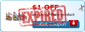 $1.00 off any Liquid-Plumr product
