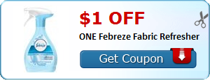 $1.00 off ONE Febreze Fabric Refresher