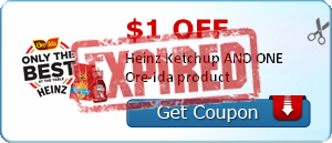 $1.00 off Heinz Ketchup AND ONE Ore-Ida product