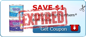 SAVE $1.00 on ANY Quilted Northern® Bath Tissue