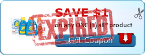 SAVE $1.00 on any ONE (1) all® product