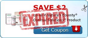 SAVE $2.00 on ANY Nature's Bounty® Optimal Solutions® Product