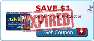 SAVE $1.00 on ANY Advil® PM 16ct or larger