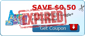 SAVE $0.50 On any ONE (1) Snuggle® Fabric Softener