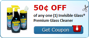 $1.00 off of any one (1) Invisible Glass® Premium Glass Cleaner